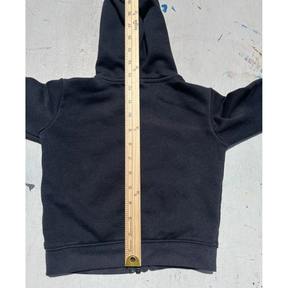 Baby Nike Hoodie Black Swish Logo 24 Months Street Check Casual Street Sports